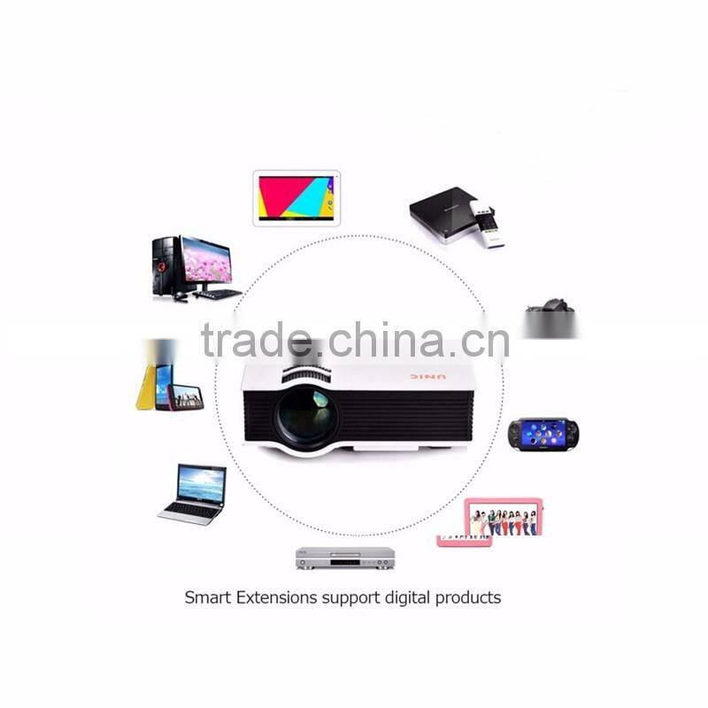 1080P 800lumen UC40 LED Mini Projector for Home Theater Movie Projector LCD lamp 34-130 Inch projection HD Projectors