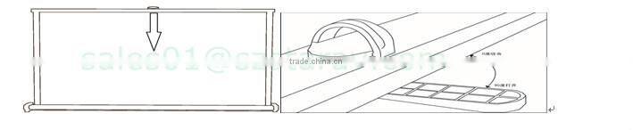 2016 new portable small projection screen mini projector screen