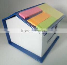 Stationery Set House Shaped Holder Loose Sheet Memo Pad