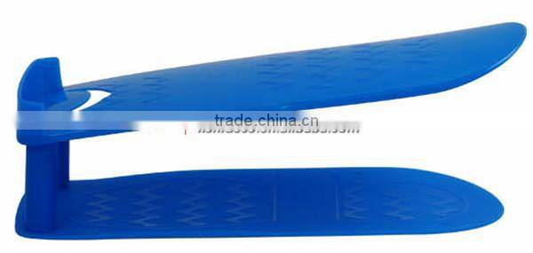 Convenient Adjustable Storage High-heeled Shoes Rack Plastic Shoe Rack