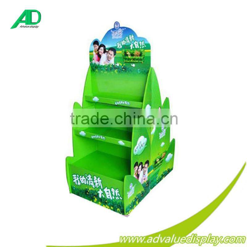 Factory OEM CUSTOM Cardboard Pallet Display free standing rack for Toothbrush toothpaste POP Sales