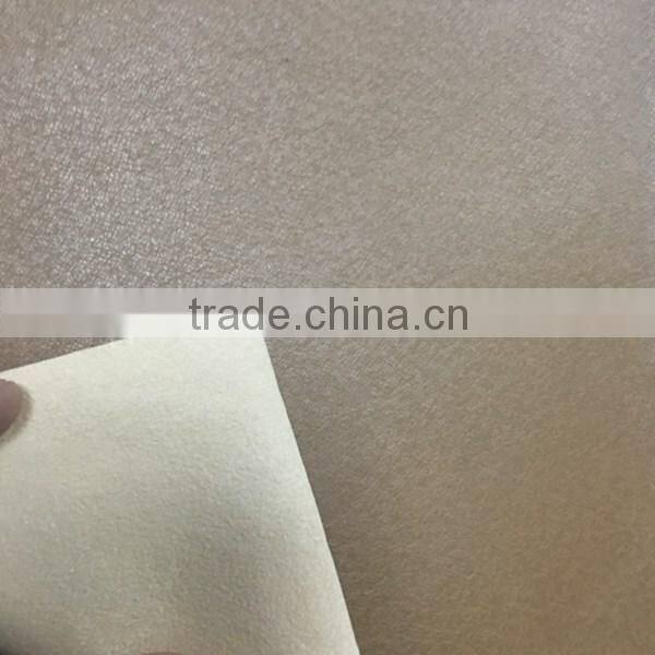 PU leather for shoes insole and lining usage with non-woven backing