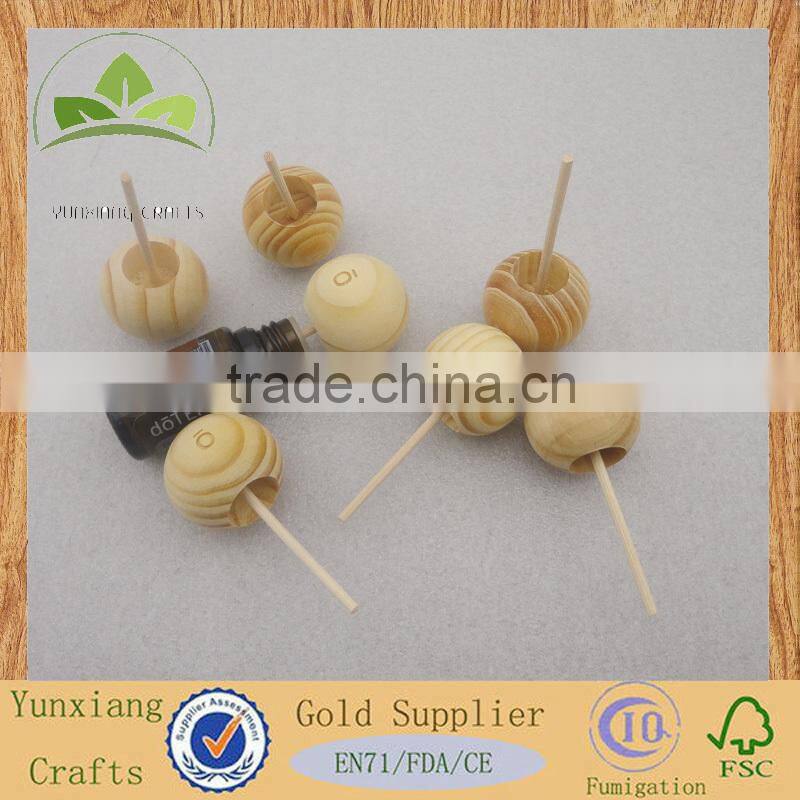 Wooden Diffuser with Rattan Reed Sticks