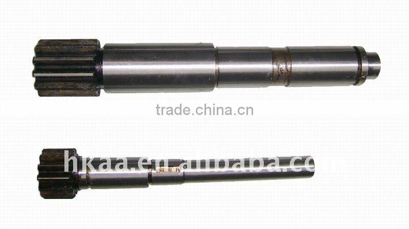 brass spline solid shaft helical gear shaft middle gear shaft