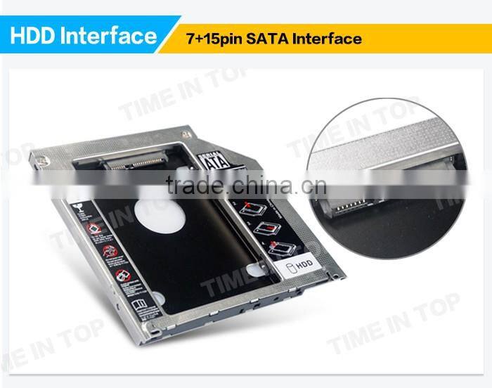2nd SSD/Hard Disk Drive Caddy 9.5mm for Apple MacBook Pro