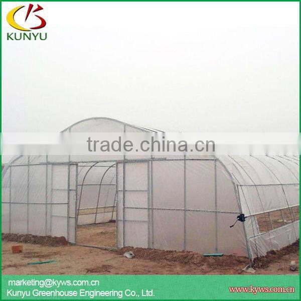 low cost high tunnel greenhouse for tomato growing