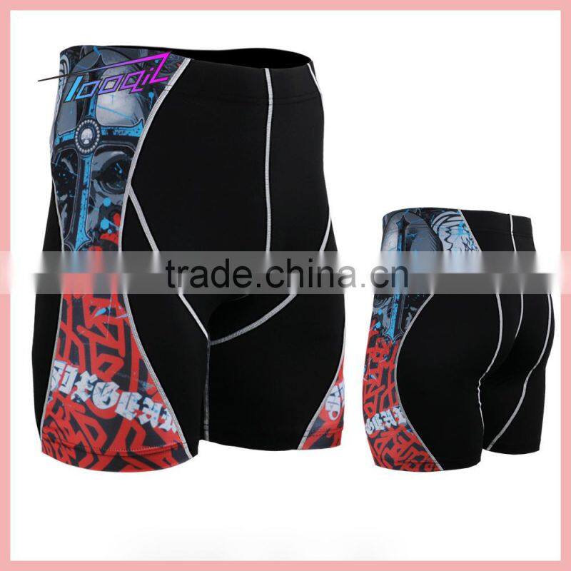 Nylon Elastane Factory Shorts Compress Gym Tights For Men