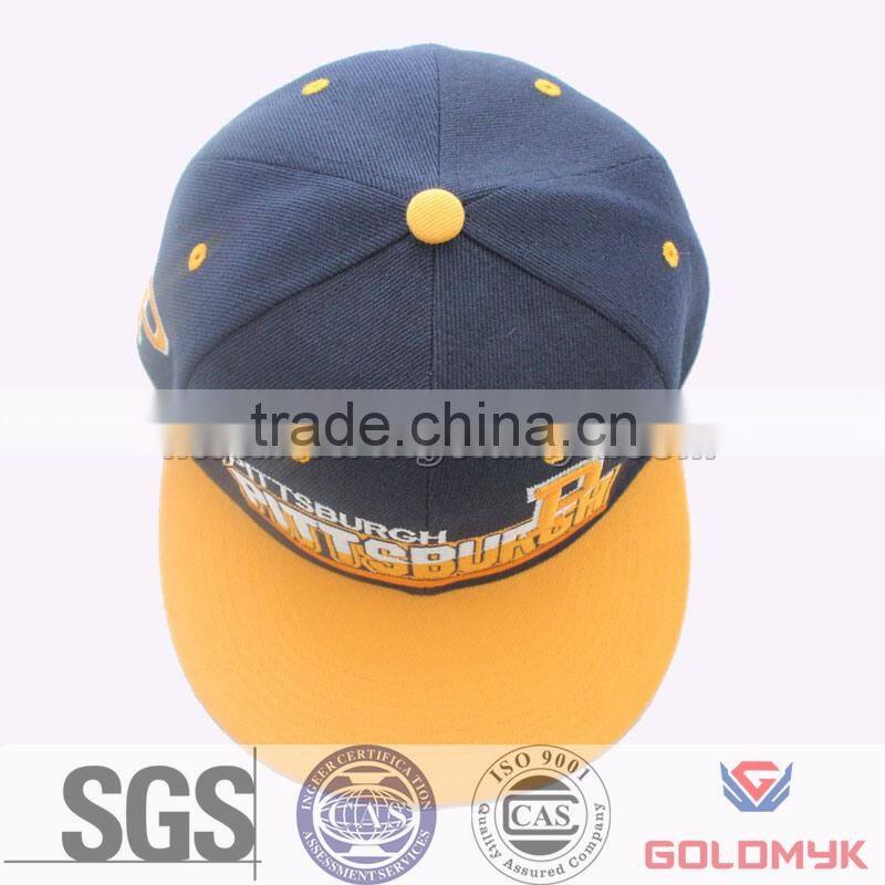 2014 how sell acrylic snapback cap with embroidery logo