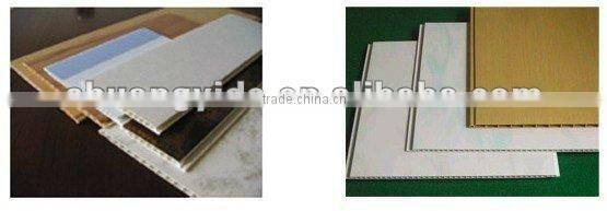 PVC WPC ceiling panel machine / pvc ceiling panel machine / decorating vinyl wall covering making machine