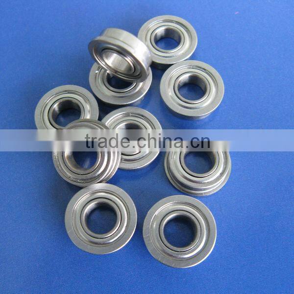 SFR166ZZ Flanged Bearings 3/16 x 3/8 x 1/8 inch Stainless Steel Flange Ball Bearings SFR166-2Z