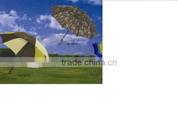 23"x8ribs straight golf umbrella with sleeve for promotion