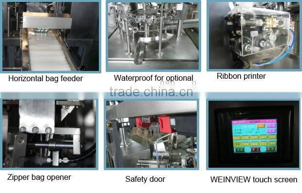 CF6-200A Automatic 6-station zipper bag packaging machine