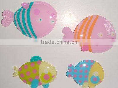 colorful skating cartoon label for kids