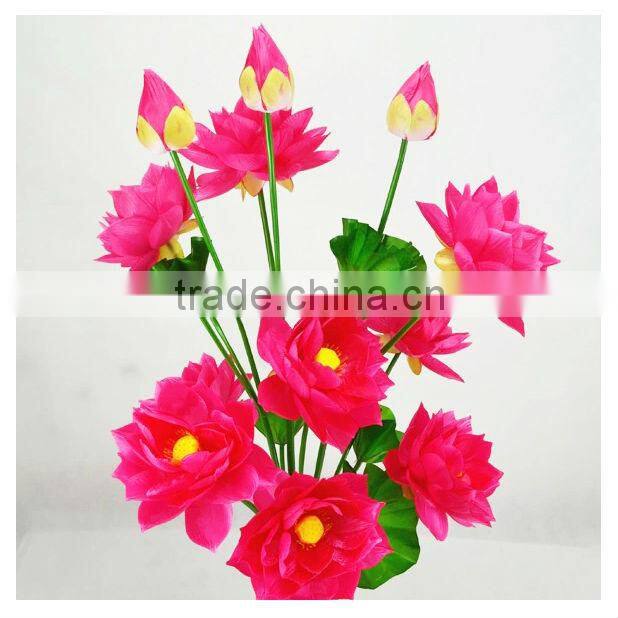 Newest real touch lotus/artificial lotus flowers