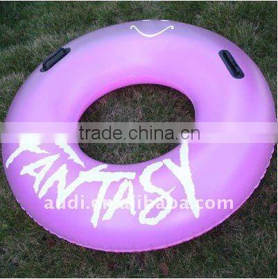 Colorful inflatable adult swim ring