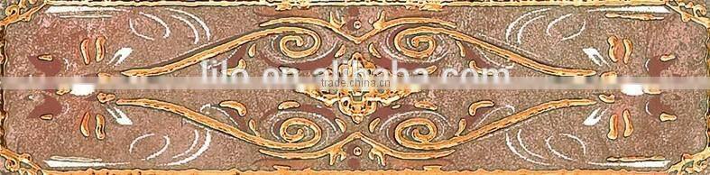 decorative wall borders metallic glazed ceramic tile