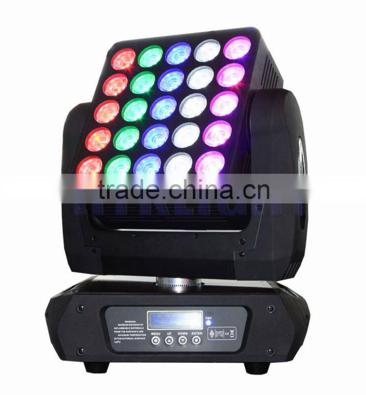 5*5*12W 4in1 rgbw led matrix moving head stage light