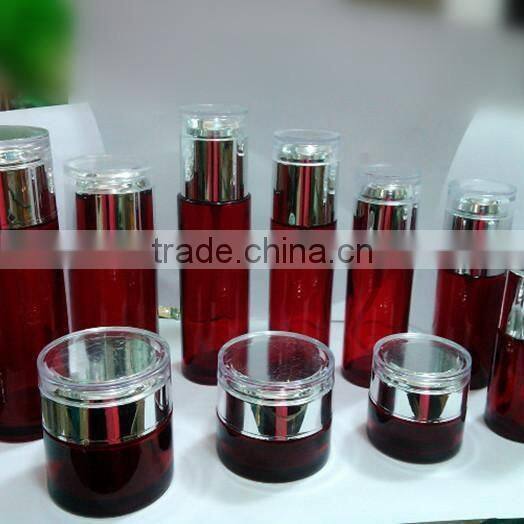 High grade low price cream spray bottle empty cosmetic bottle spray cream jar factory