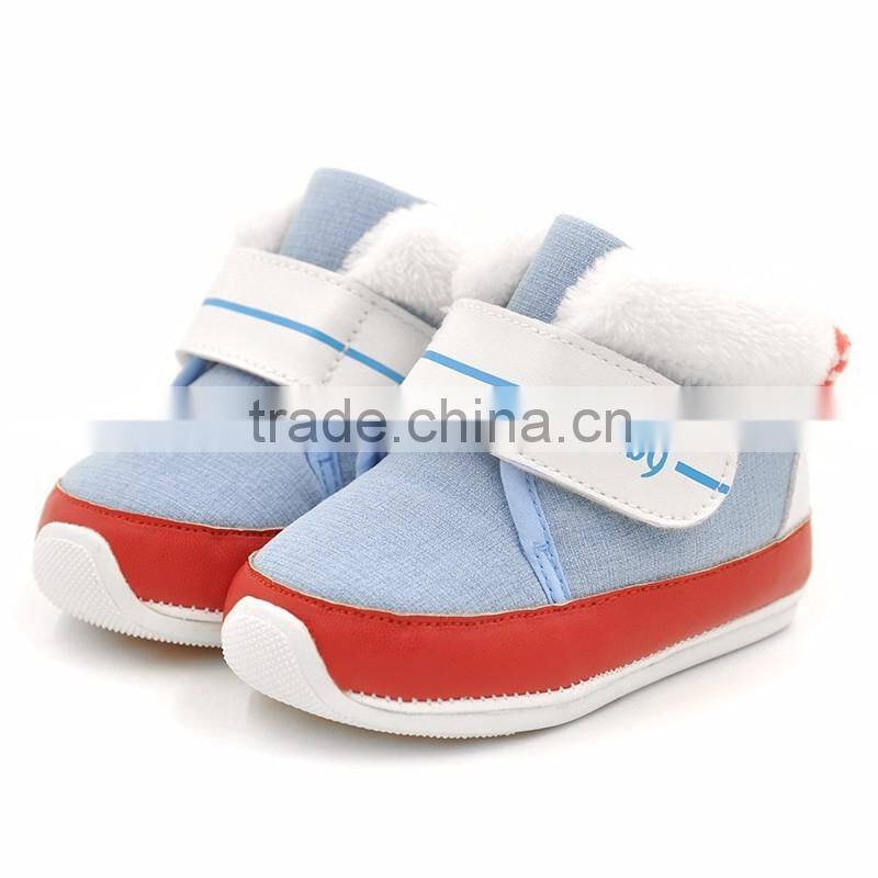 2016 XIAOLIUBAO cute anti-skidding child shoes warm comfortable soft touch baby shoes