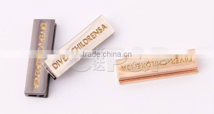 Square durable metal garment clips for suit