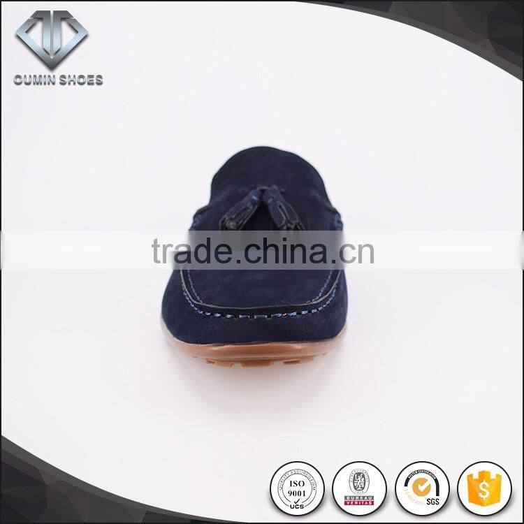 In style 2016 Italy show men soft leather drving shoes