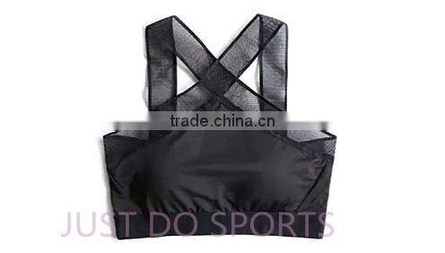 Sexy female sports bra, sweat running damping summer sports and fitness clothing