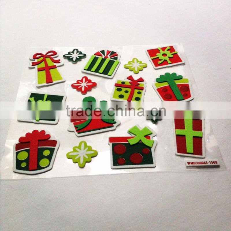 eva sticker/3D handmade sticker/ adhesive letters stickers