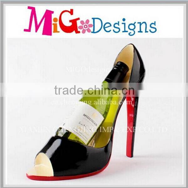 Christmas Novelty Wedding High Heel Shoe Resin Wine Bottle Holder