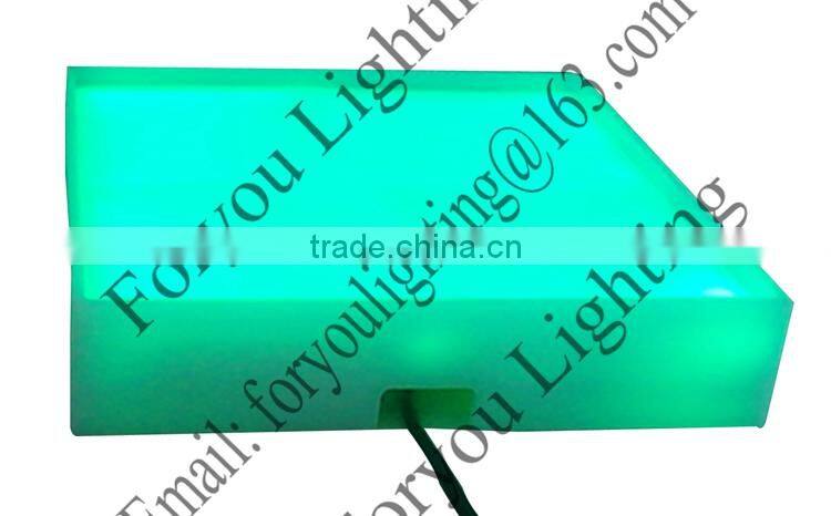 DMX/WIFI/SD Remote Control 10*10cm Resin IP67 Waterproof Outdoor Mini Interactive LED Dance Floor