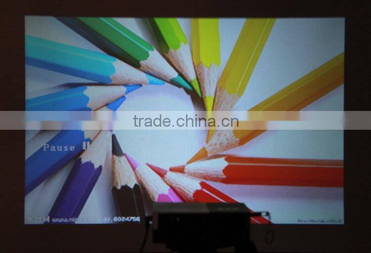 Portable power bank support 1080p led projector moble phone hdmi usb vga sd slot hd cinema mini projector