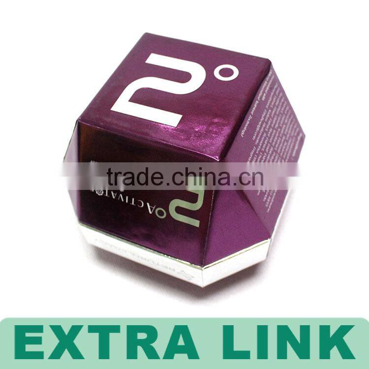 Diamond shape custom logo fancy paper gift jewelry box with insert