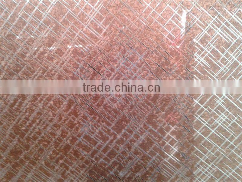 cheap china factory design ice flower mirror glass for interior decoration