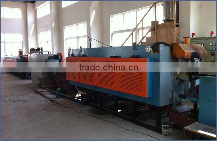 Continuous mesh belt gas carburizing quenching and tempering furnace for black screws