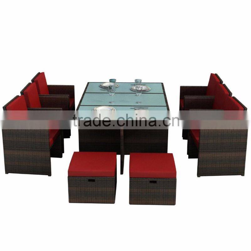 4 piece suit outdoor rattan sofa