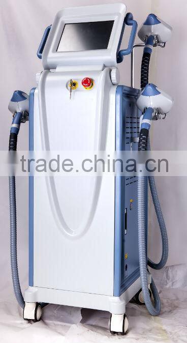 2014 multifunction 3 in 1 diode laser Rejuvenation Beauty machine Elight SHR System