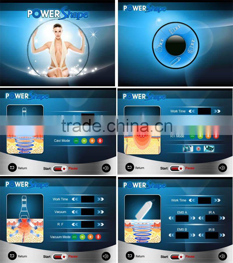 osano rf radio frequency face lifting machine & ems galvanic fitness machines & ultrasonic cavitation machine for sale