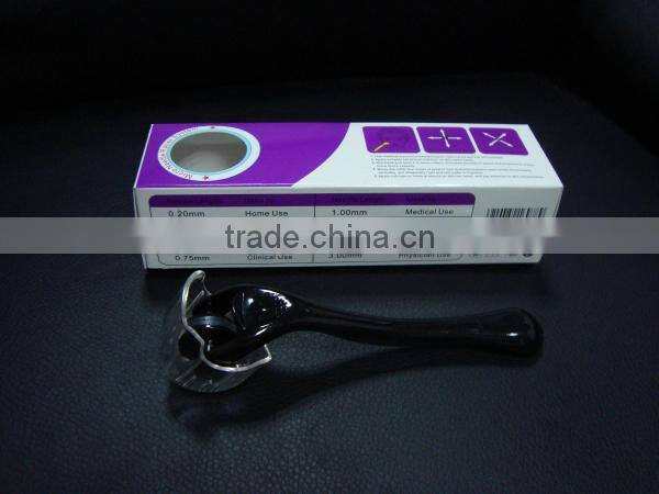 CE approval dermaroller 180 titanium microneedle derma skin roller