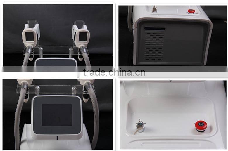 High effective double cryo heads new cool fat freezing instrument
