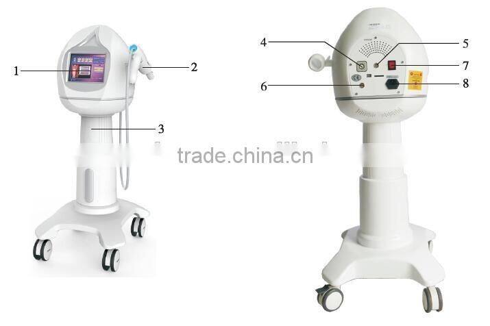 Remocable type non-invasive vagina tighten machine hifu vagina tightening technology