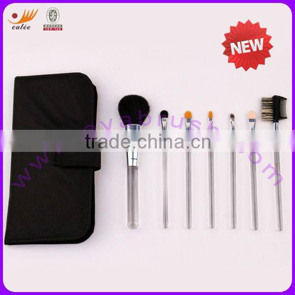 EYA 7pcs arylic handle make up brush set nylon hair