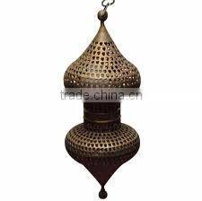 antique hanging hurricane lamp