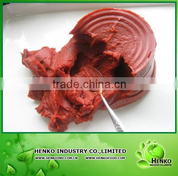 tin canned for tomato paste 198g