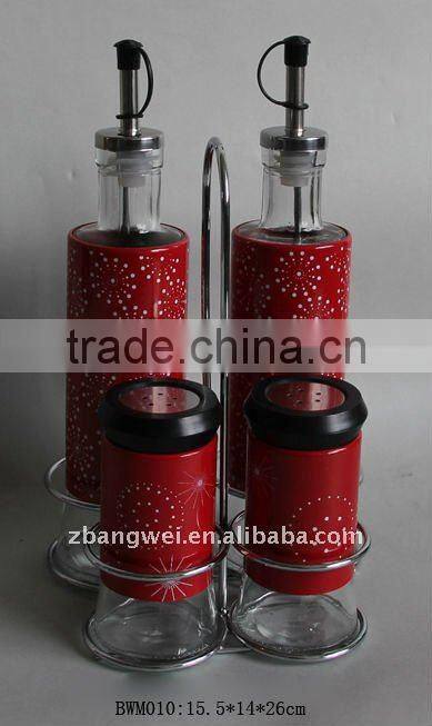 glass oil & vinegar bottle