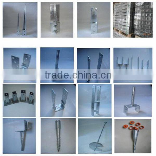 Spiral ground anchor rod /helix post anchor