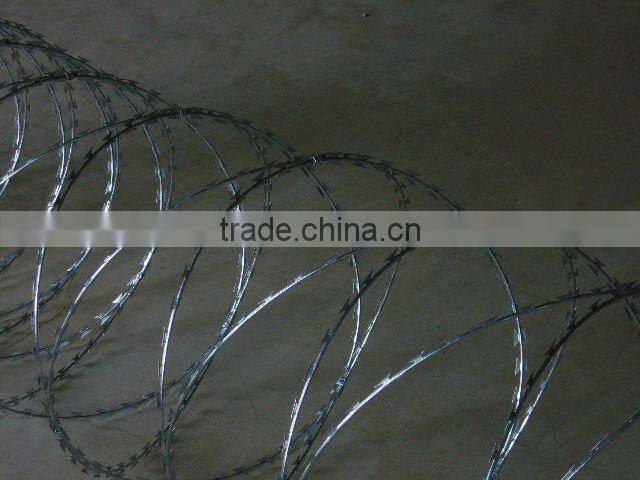 hot dip galvanized steelsheet razor barbed wire of china factory