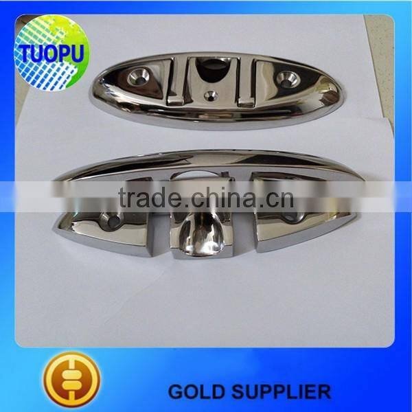 Tuopu high quality mirror polished stainless steel 316 folding cleat for sale