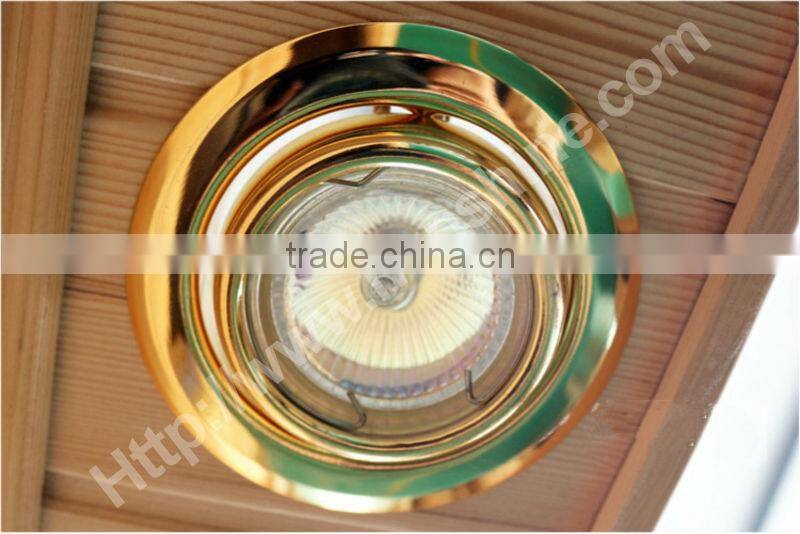 Korean golden sauna room dedicated led lights for sauna