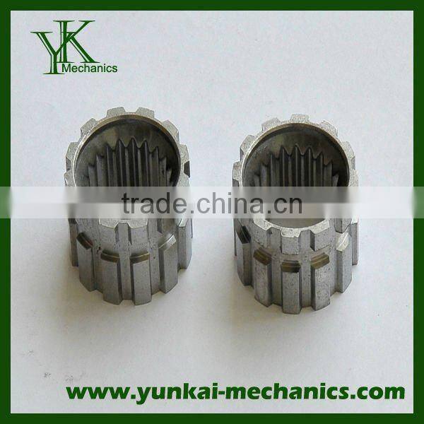 Small precision cnc turning parts, customized spare parts of wheel gears by cnc machining