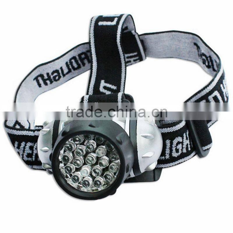 21 LED ligts Outdoor Flash Hiking Head Light Lamp LED Torch