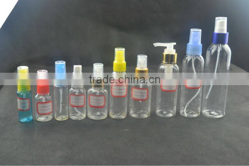 Small Plastic Bottle for spray,lotion pump bottle PET fast delivery